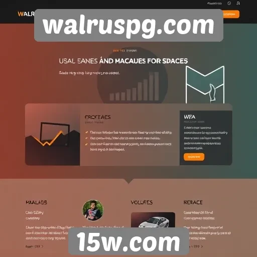 análise da interface de usuário do site walruspg.com